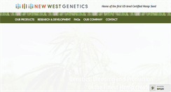 Desktop Screenshot of newwestgenetics.com